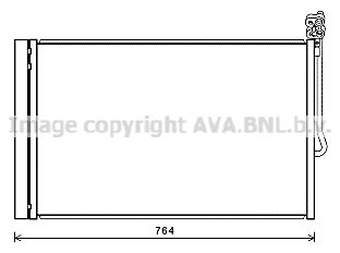 AVA QUALITY COOLING kondensatorius, oro kondicionierius VW5334D